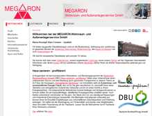 Tablet Screenshot of megaron-service.de
